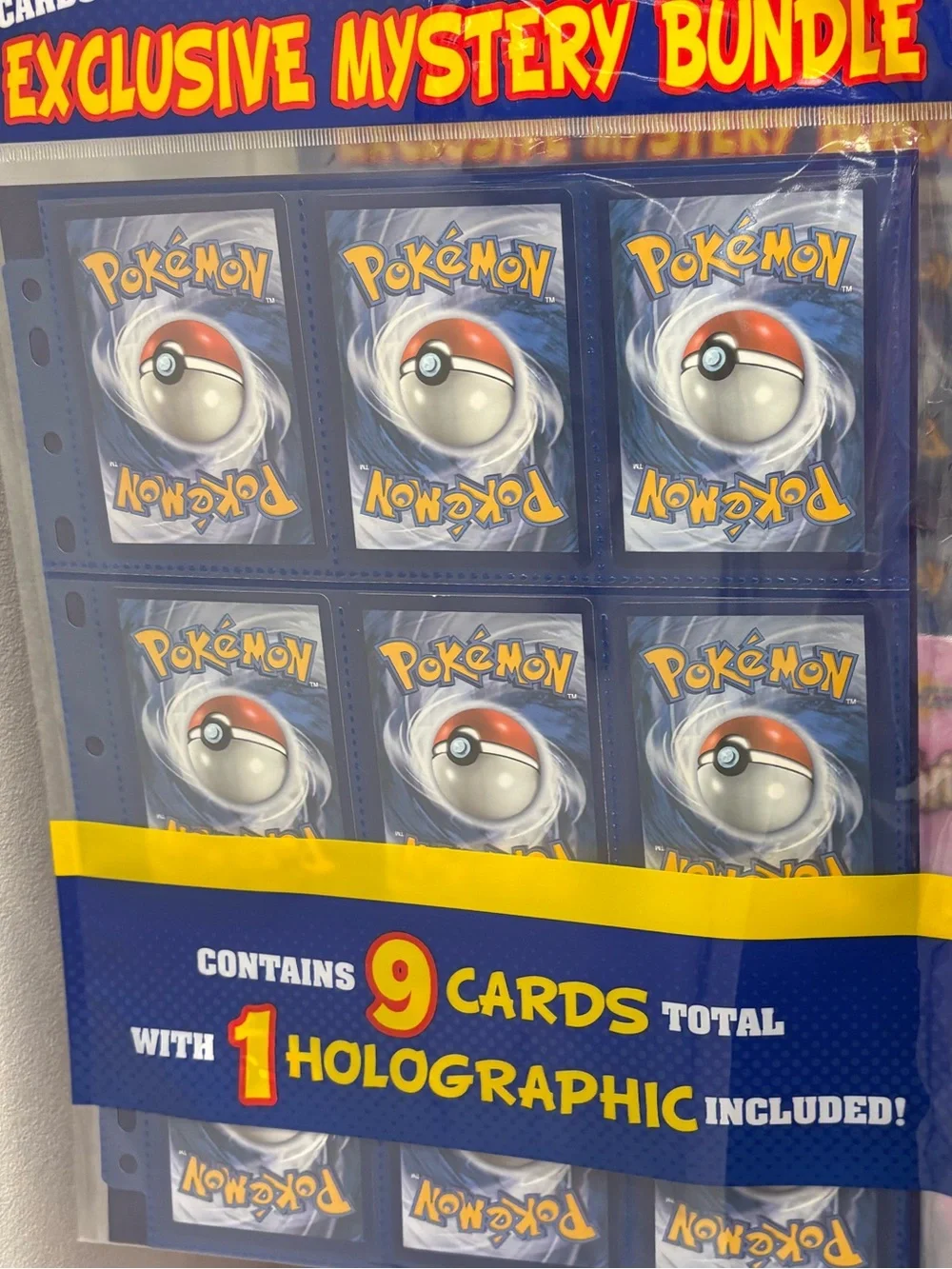 Pokemon Blue and Yellow Card Binder Page Pack
